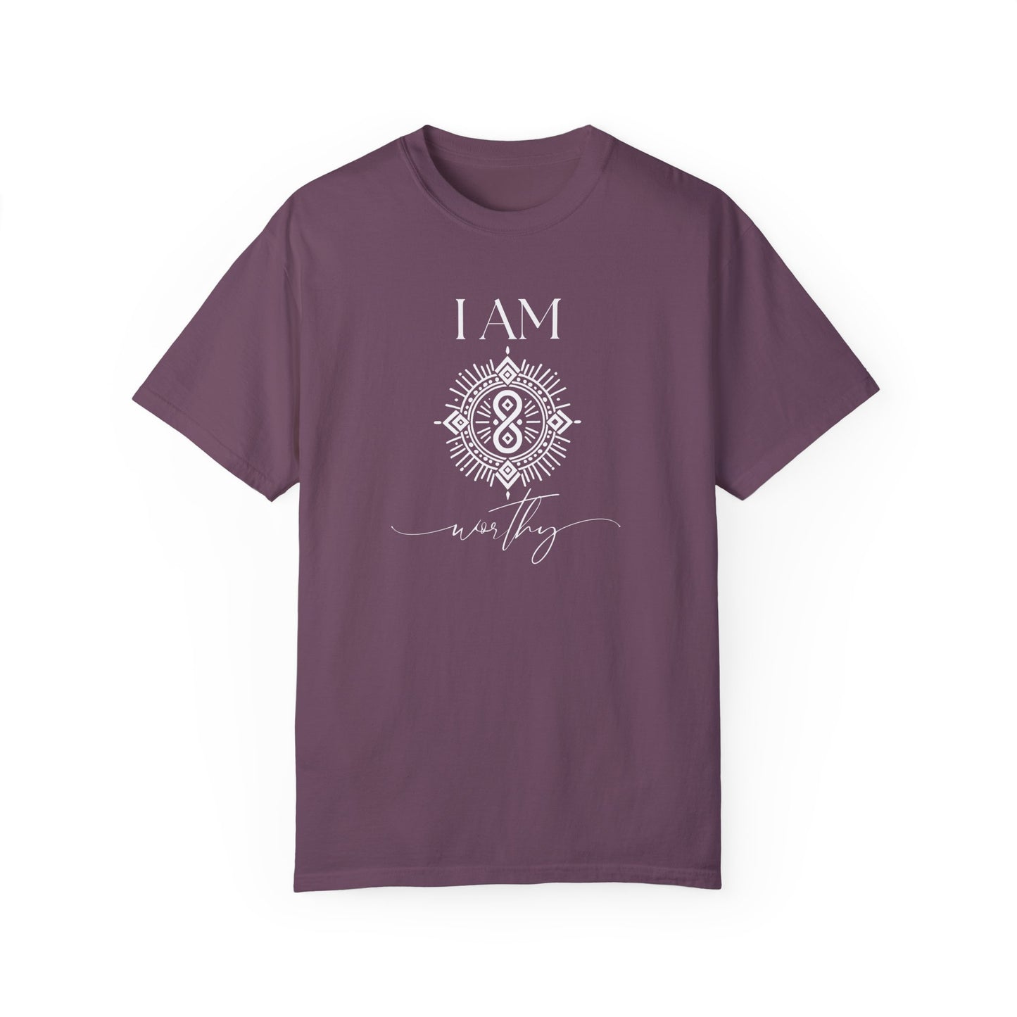 I AM Worthy with Sigil Symbol Unisex Short Sleeve T-shirt