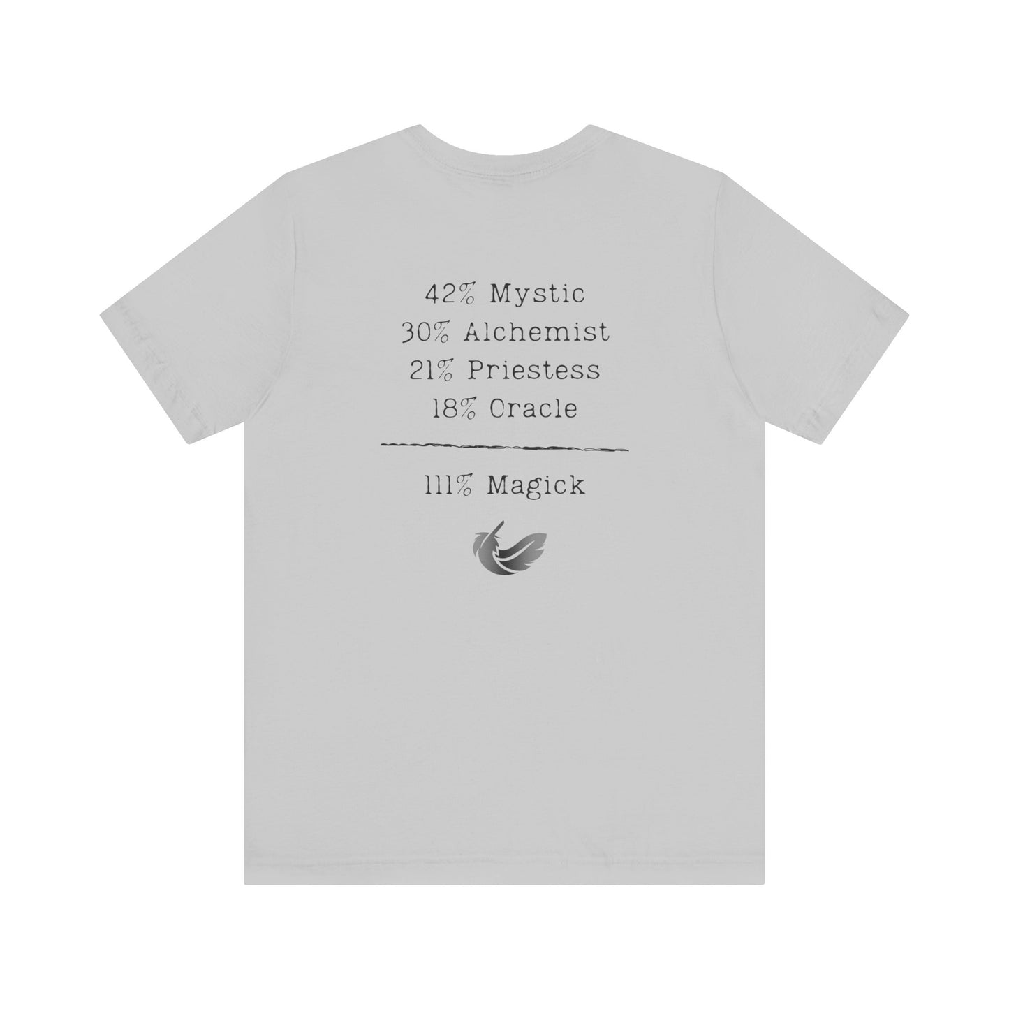 111% Magick, Priestess Unisex Short Sleeve T-shirt