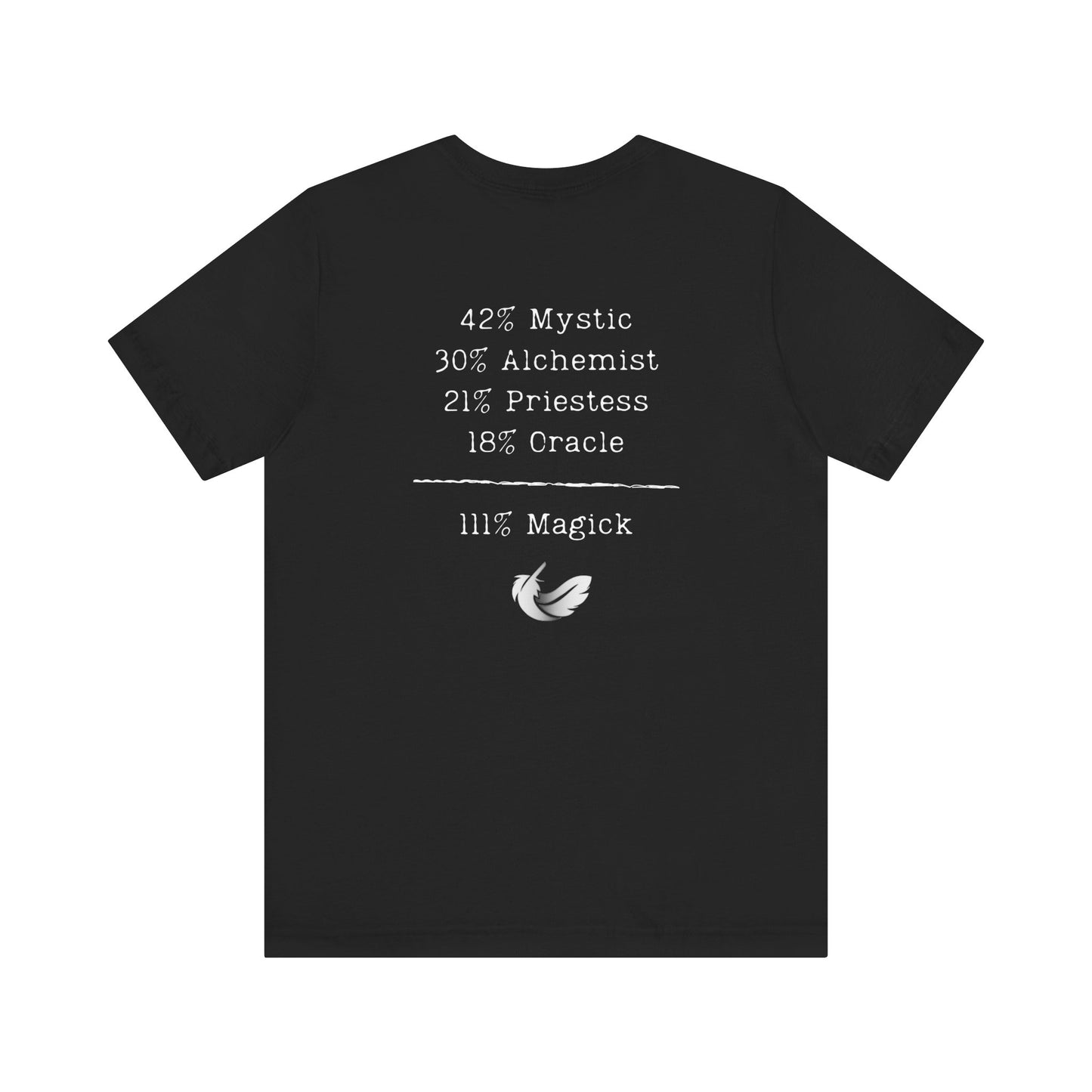 111% Magick, Priestess Unisex Short Sleeve T-shirt