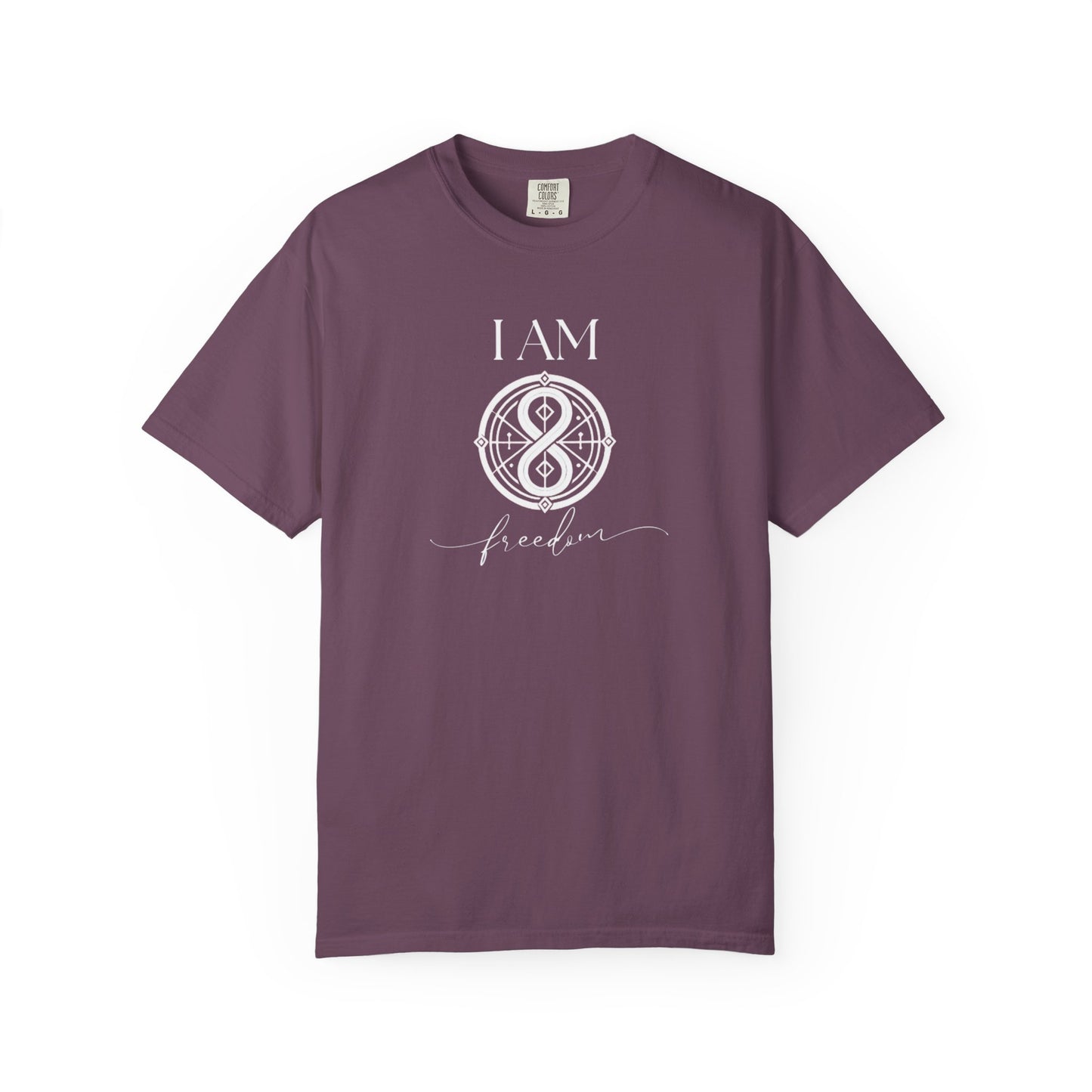 I AM Freedom with Sigil Symbol Unisex Short Sleeve T-shirt