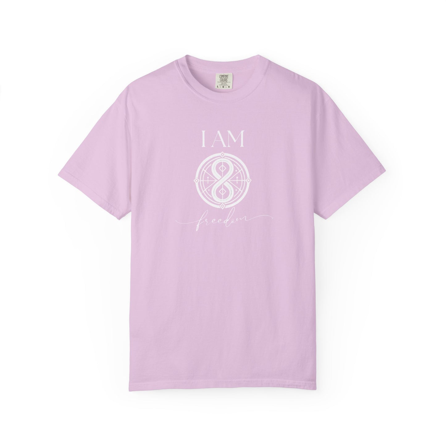 I AM Freedom with Sigil Symbol Unisex Short Sleeve T-shirt