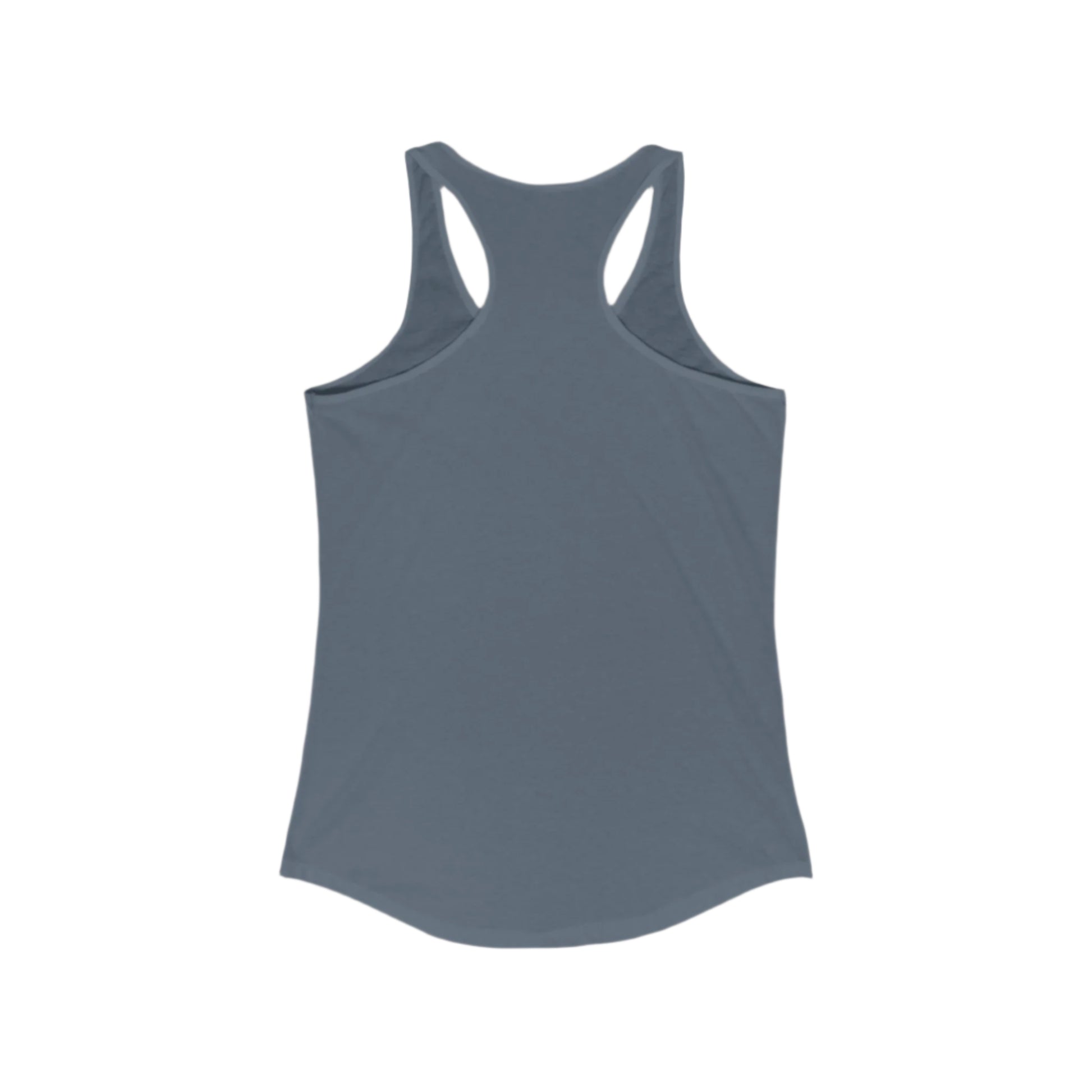 back side of the racerback tank top.