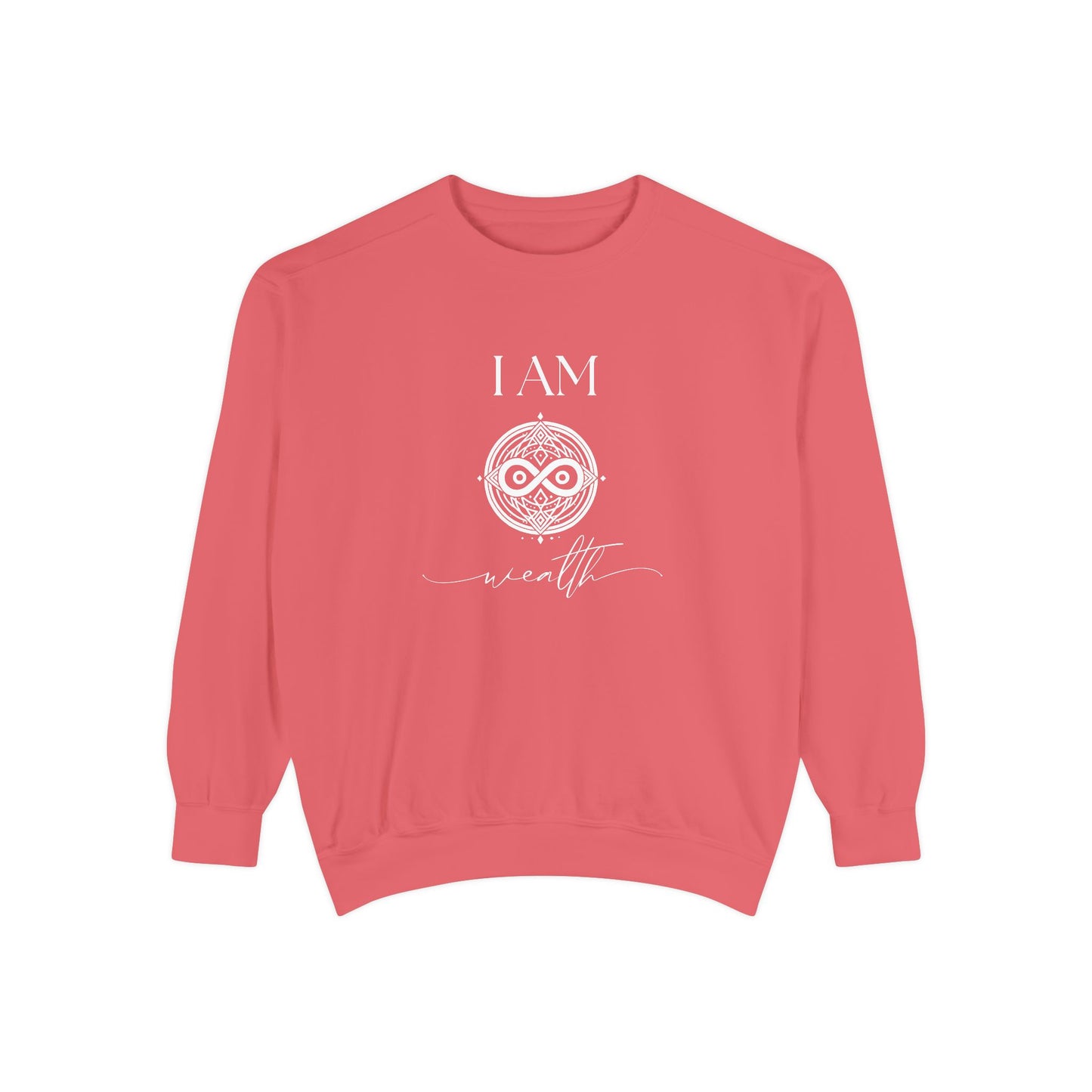 I AM Wealth with Sigil Symbol Unisex Sweatshirt
