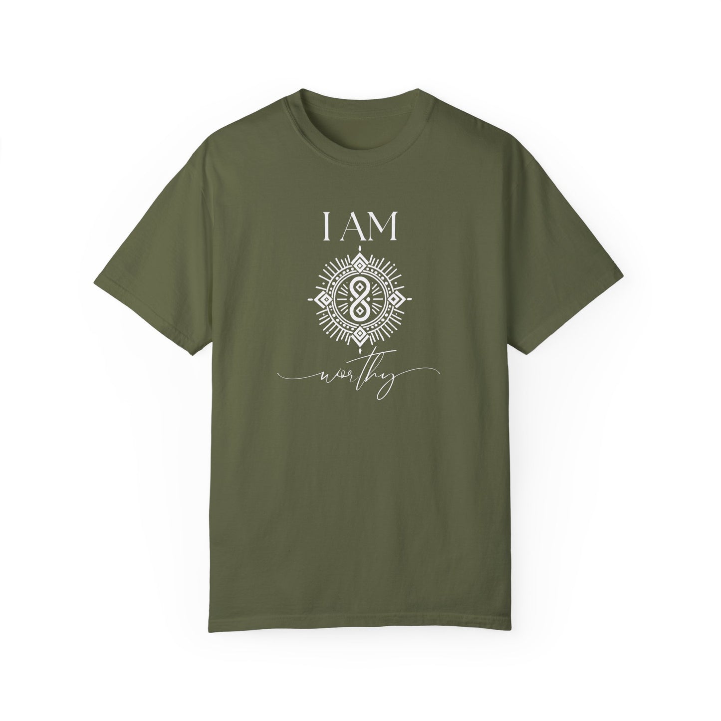I AM Worthy with Sigil Symbol Unisex Short Sleeve T-shirt