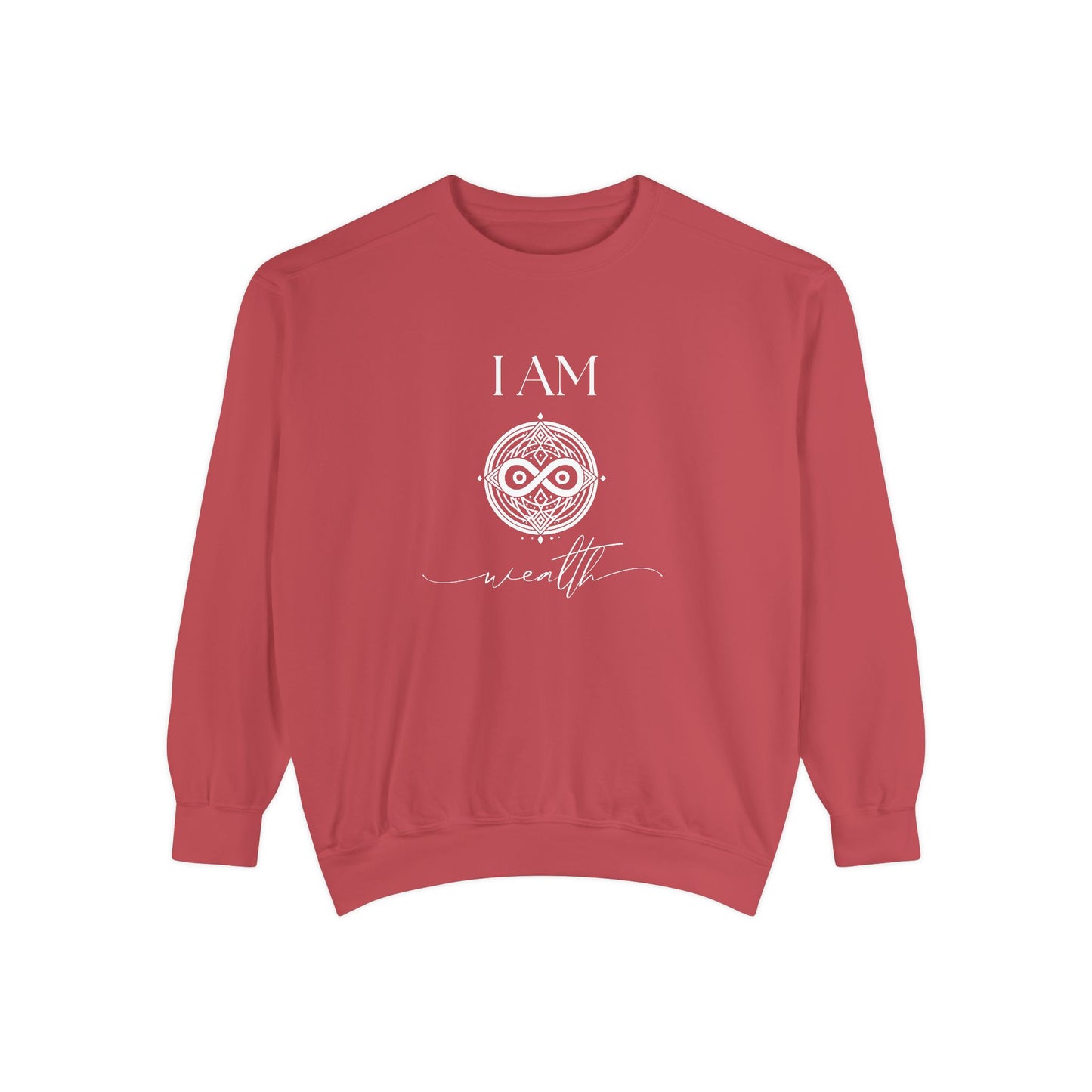 I AM Wealth with Sigil Symbol Unisex Sweatshirt