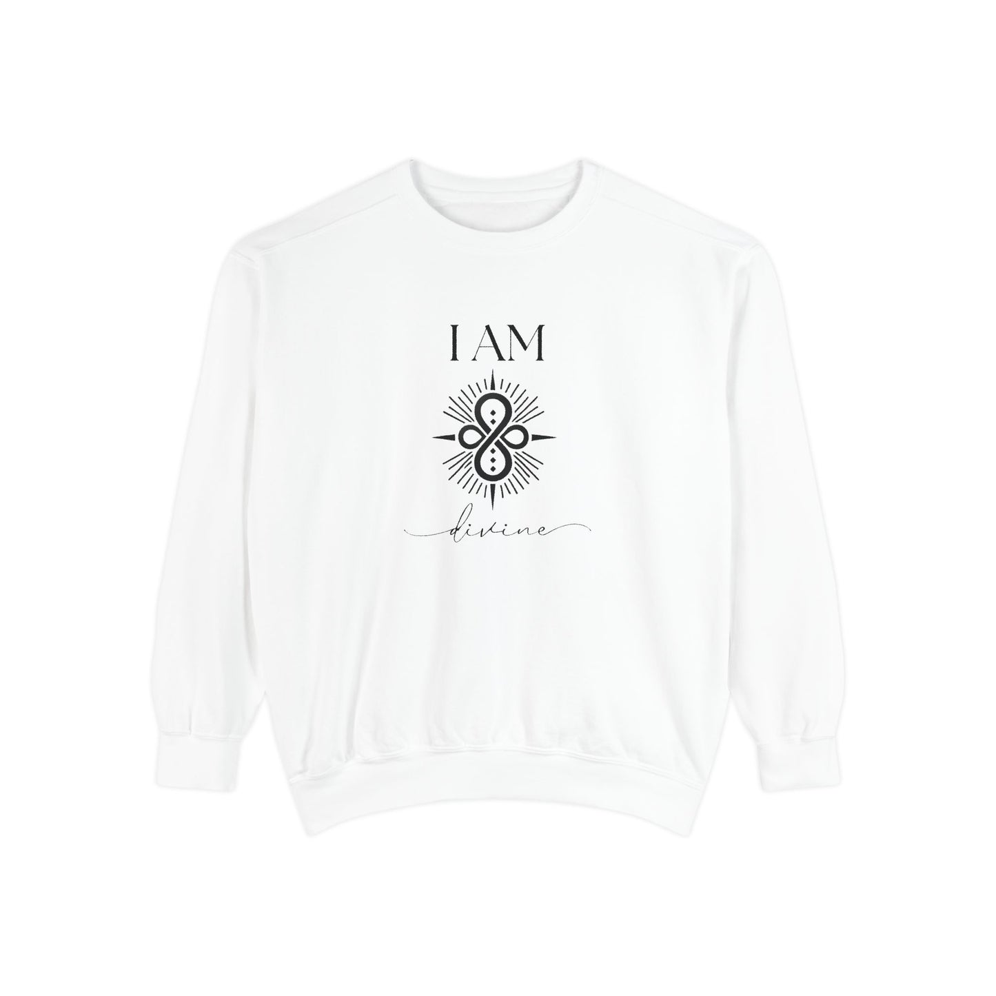 I AM Divine with Sigil Symbol Unisex Sweatshirt