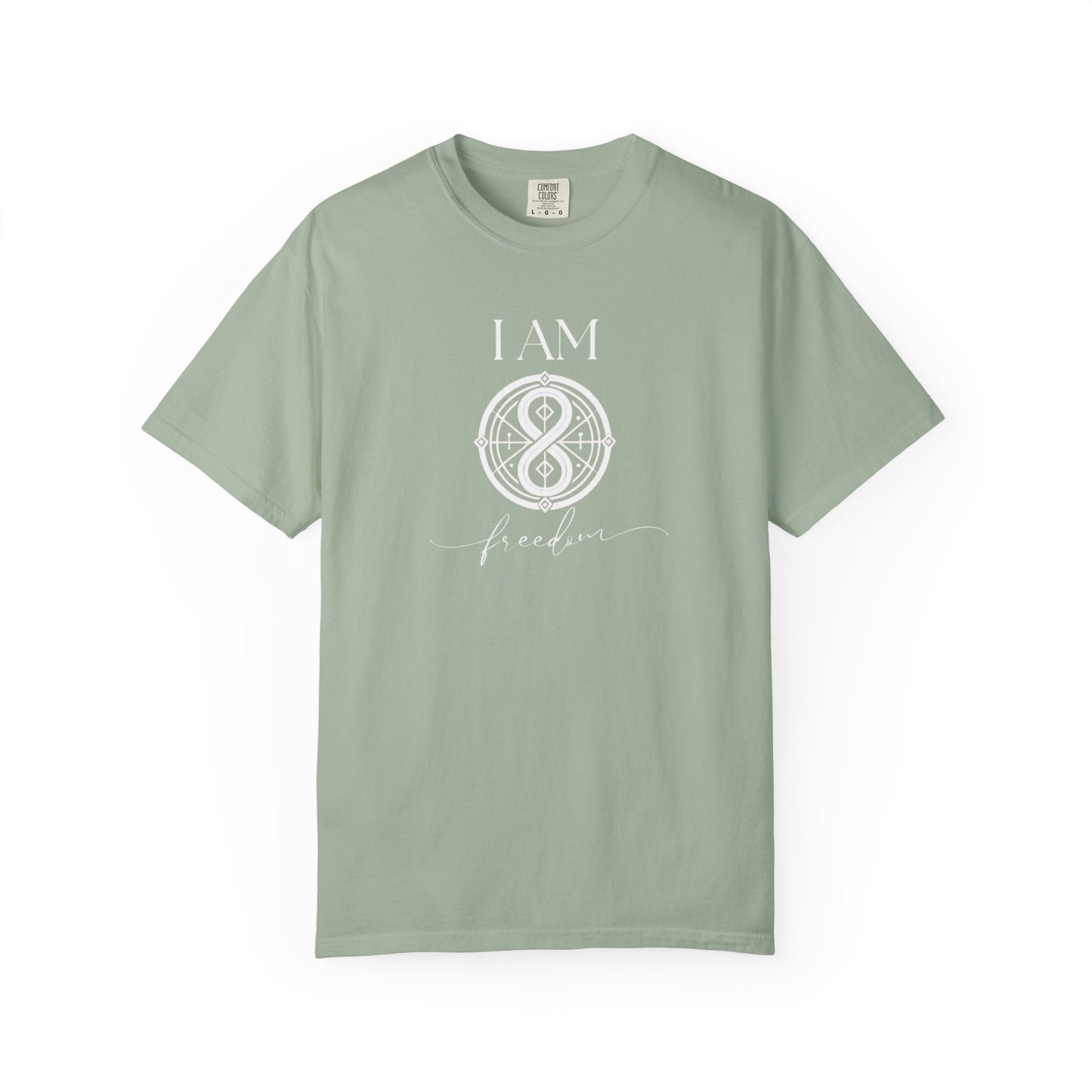 I AM Freedom with Sigil Symbol Unisex Short Sleeve T-shirt
