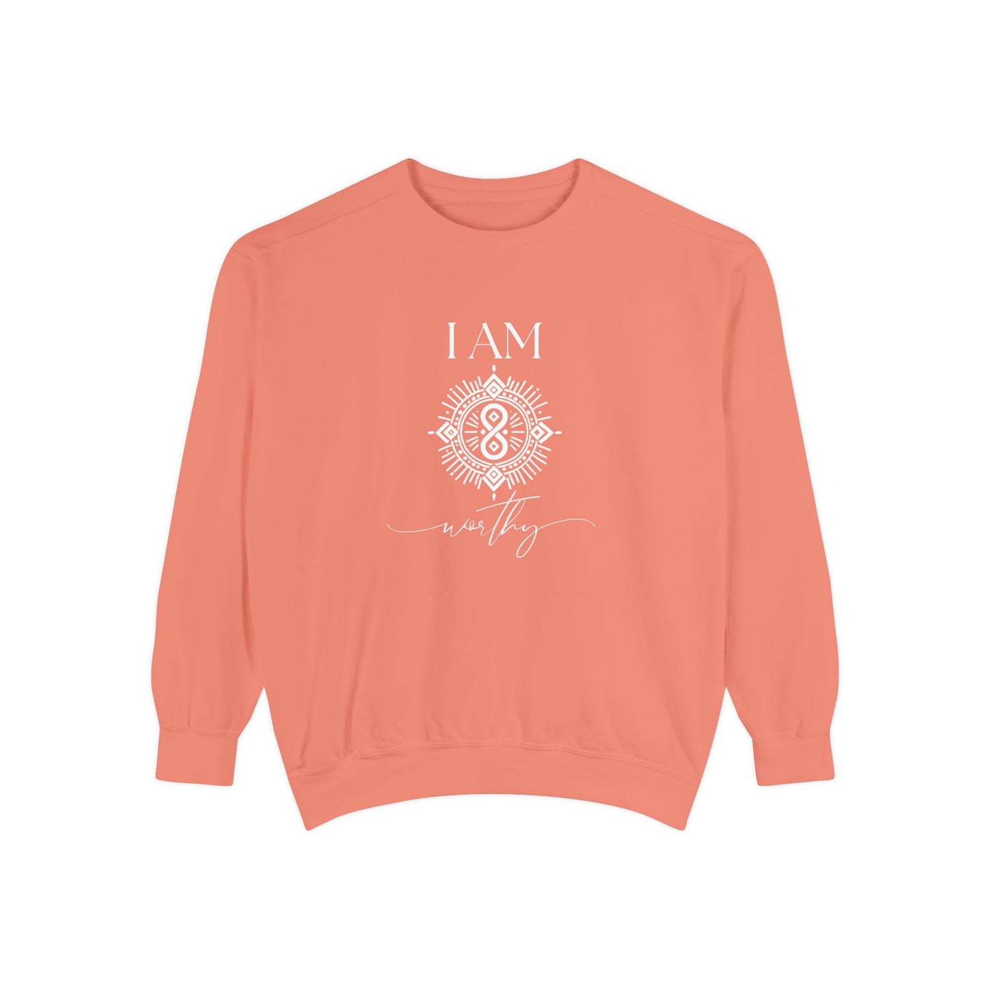 I AM Worthy with Sigil Symbol Unisex Sweatshirt