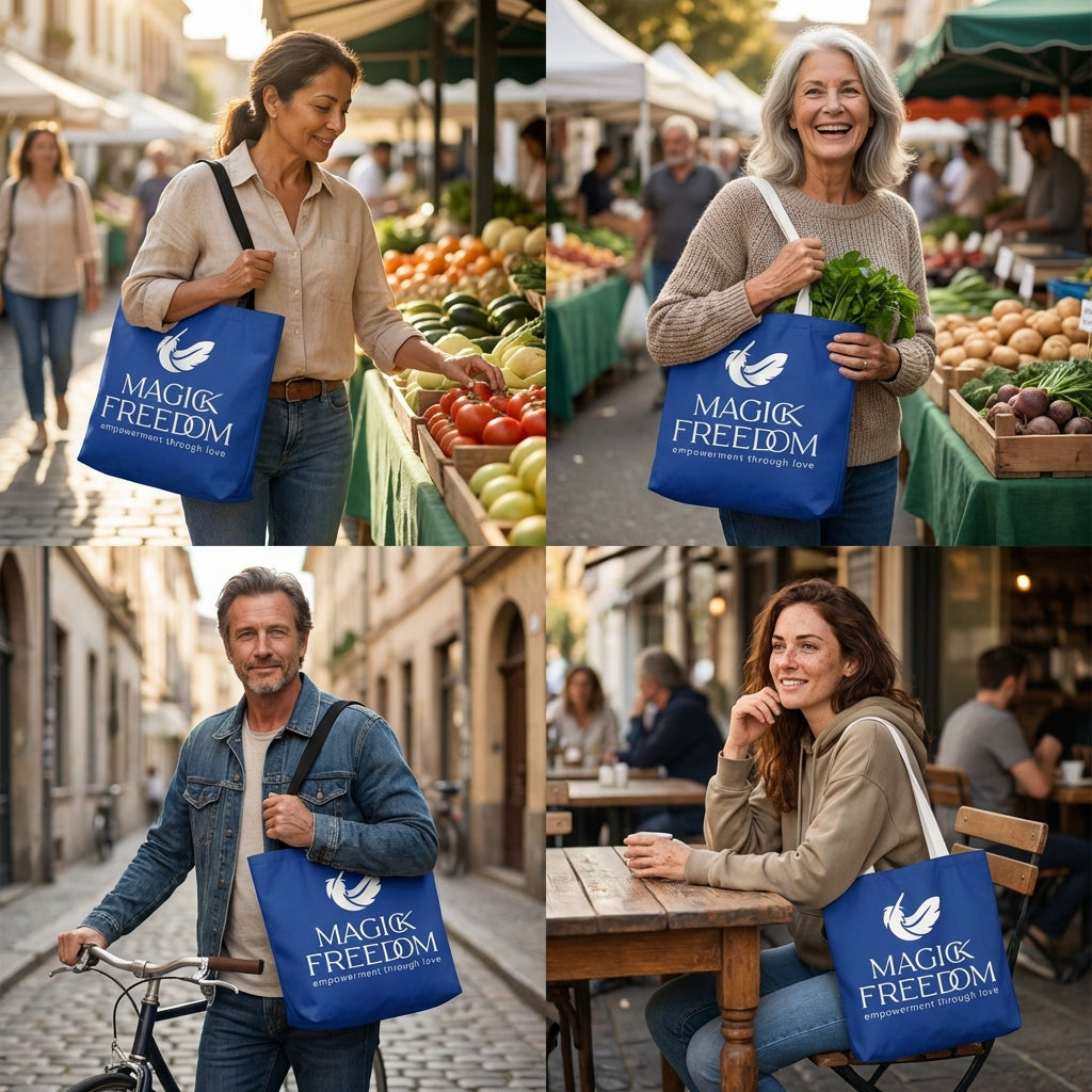 Magic Freedom, Empowerment Through Love Tote Bag
