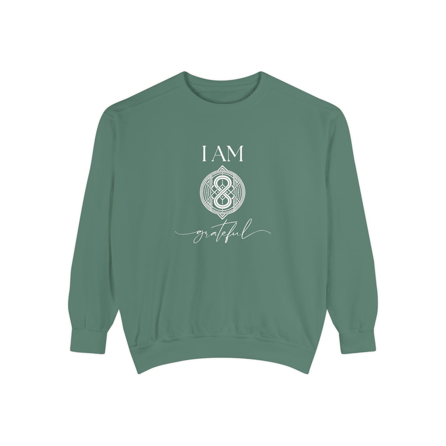 I AM Grateful with Sigil Symbol Unisex Sweatshirt