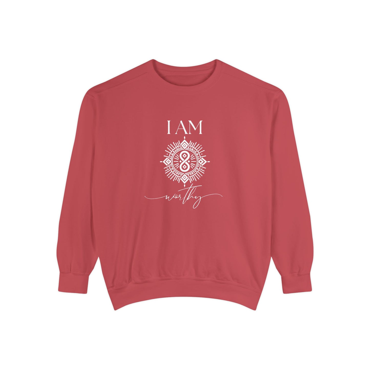 I AM Worthy with Sigil Symbol Unisex Sweatshirt