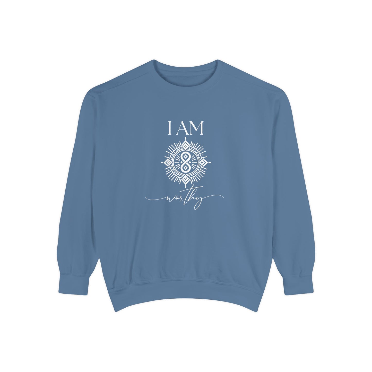 I AM Worthy with Sigil Symbol Unisex Sweatshirt
