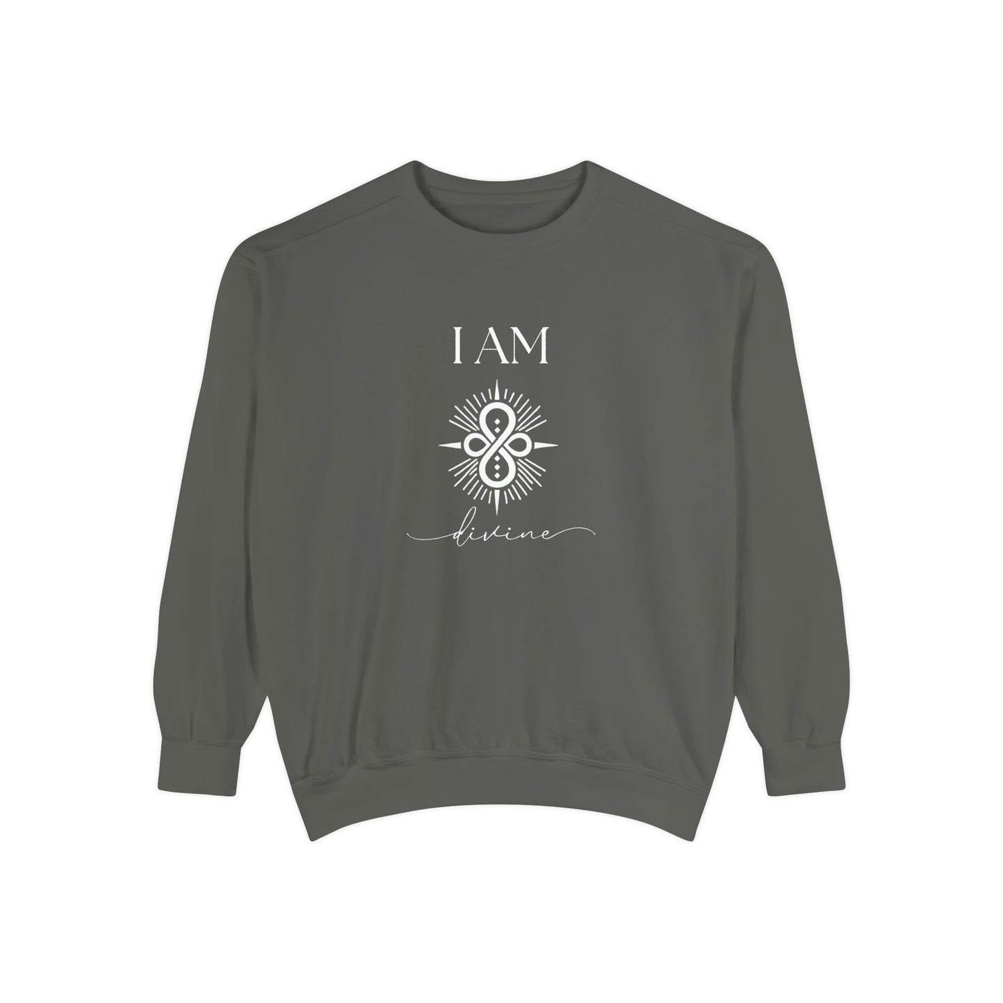 I AM Divine with Sigil Symbol Unisex Sweatshirt