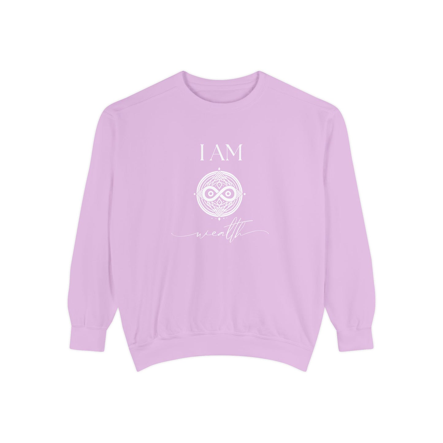 I AM Wealth with Sigil Symbol Unisex Sweatshirt