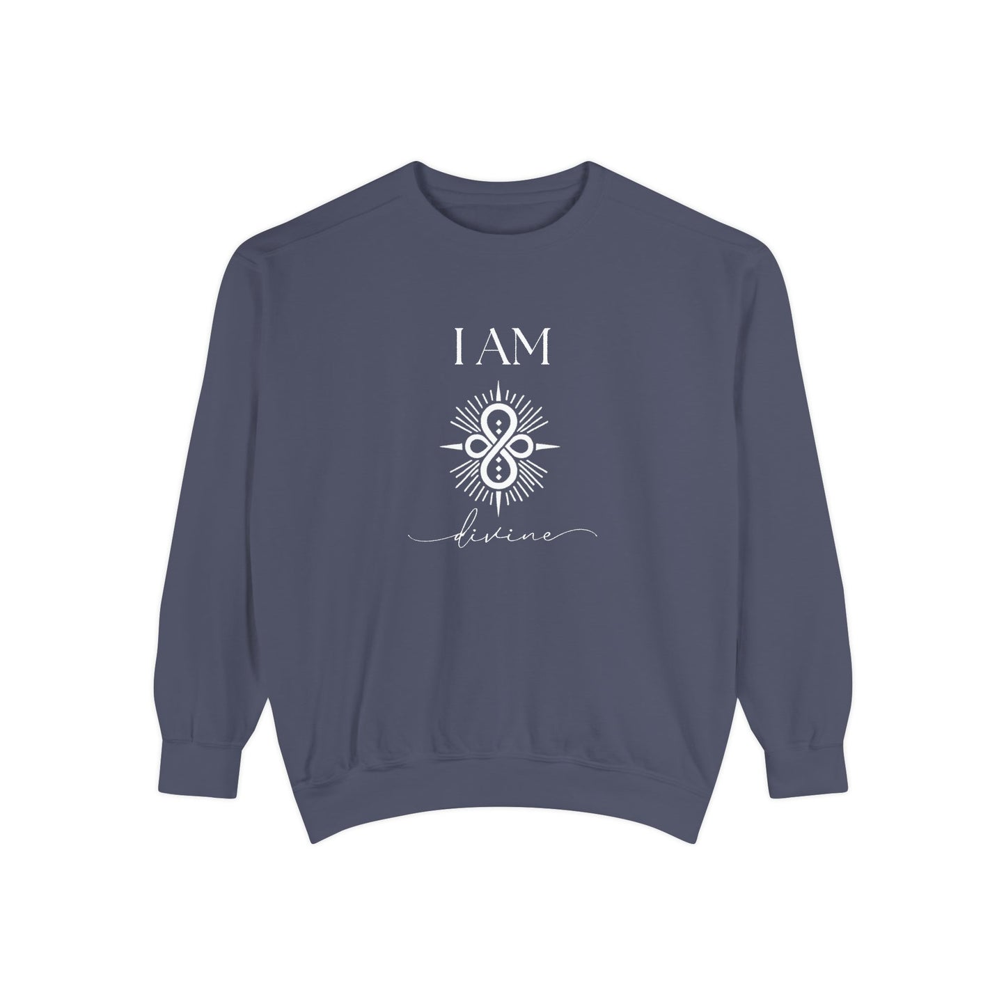 I AM Divine with Sigil Symbol Unisex Sweatshirt