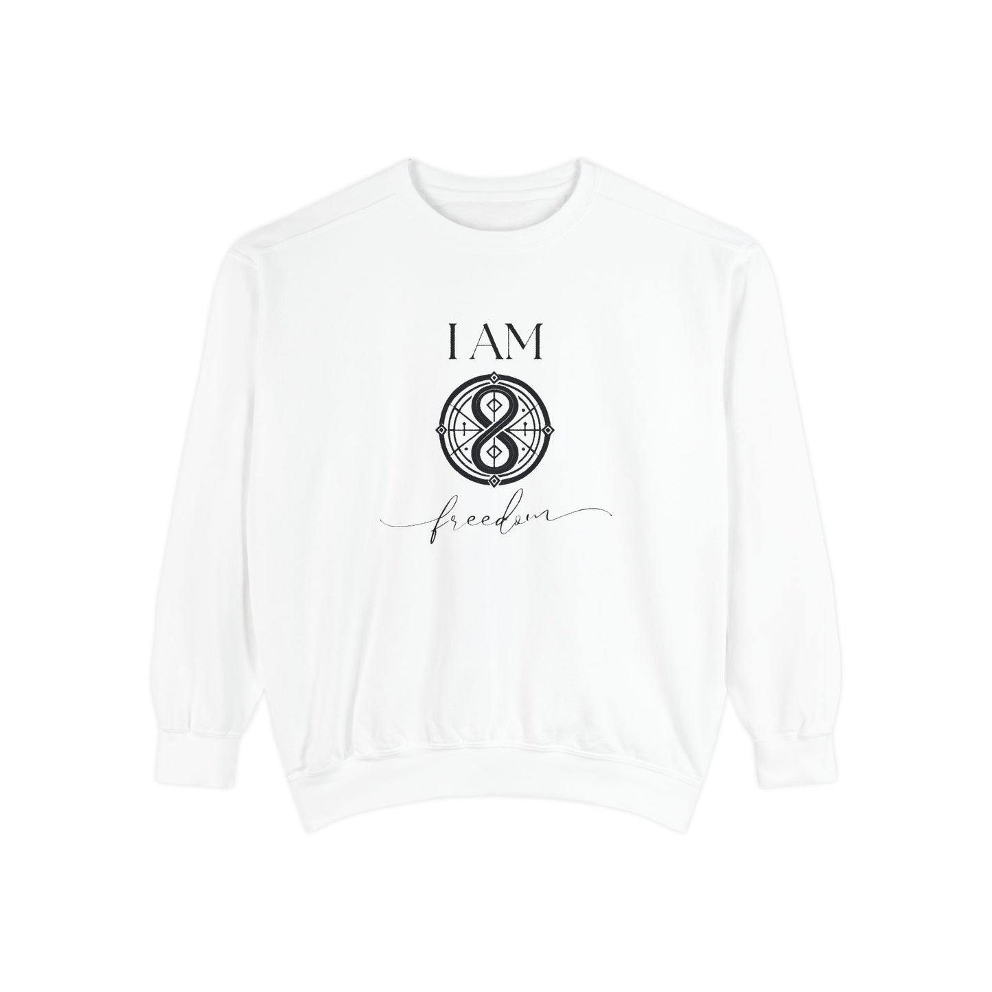 I AM Freedom with Sigil Symbol Unisex Sweatshirt
