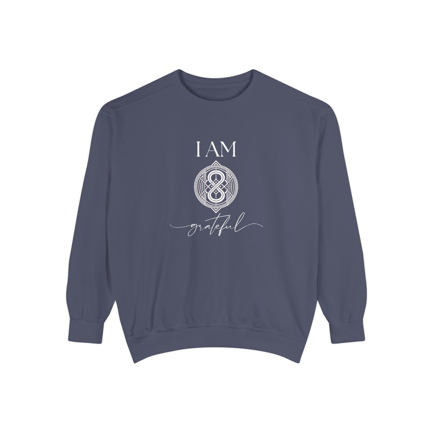 I AM Grateful with Sigil Symbol Unisex Sweatshirt