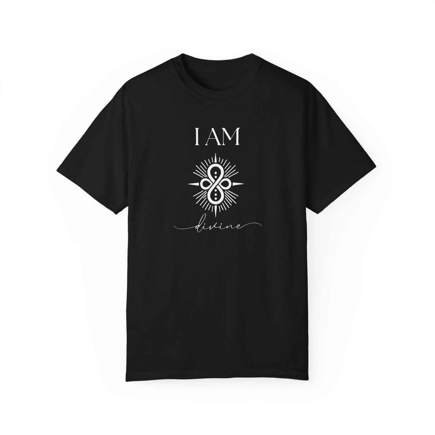 I AM Divine with Sigil Symbol Unisex Short Sleeve T-shirt