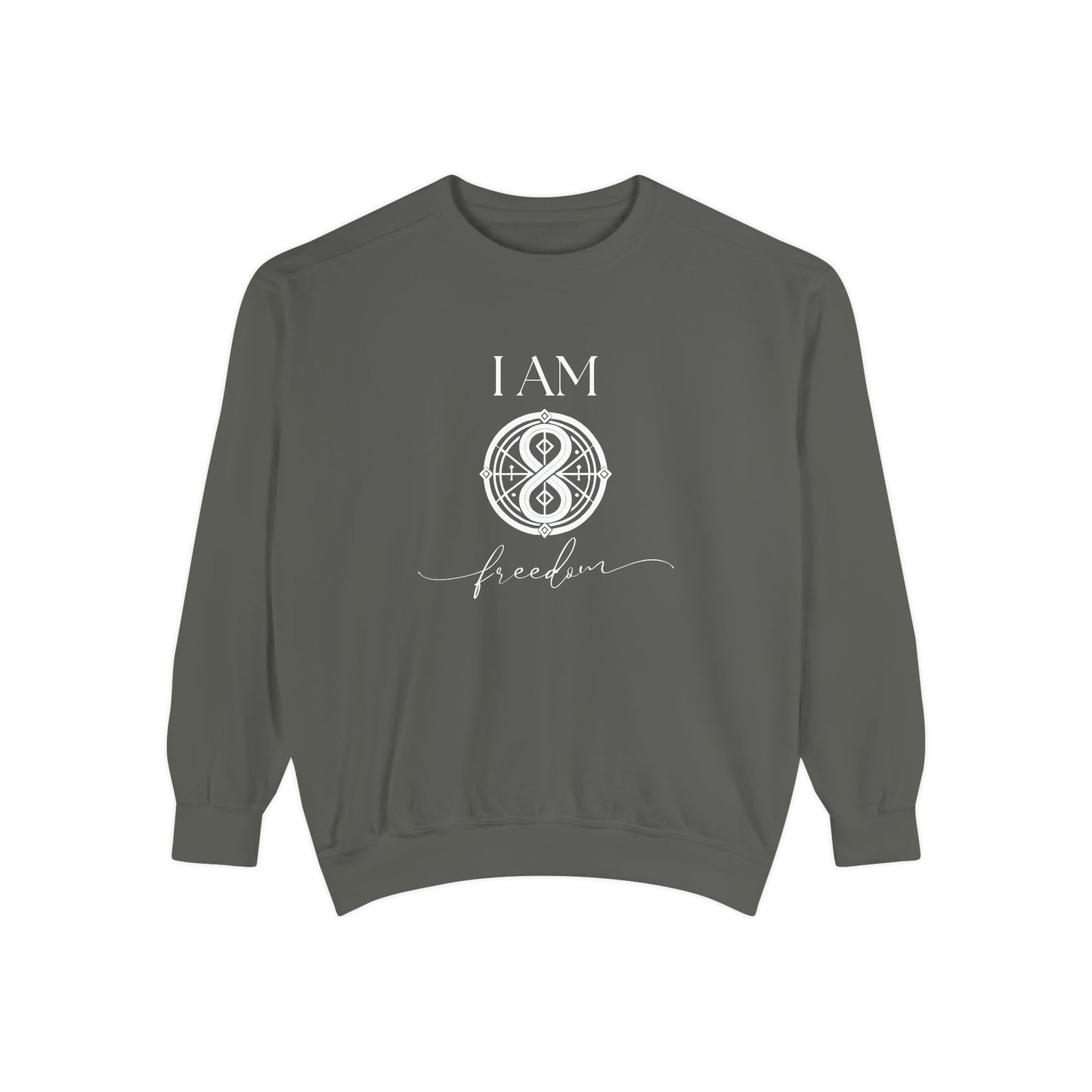 I AM Freedom with Sigil Symbol Unisex Sweatshirt