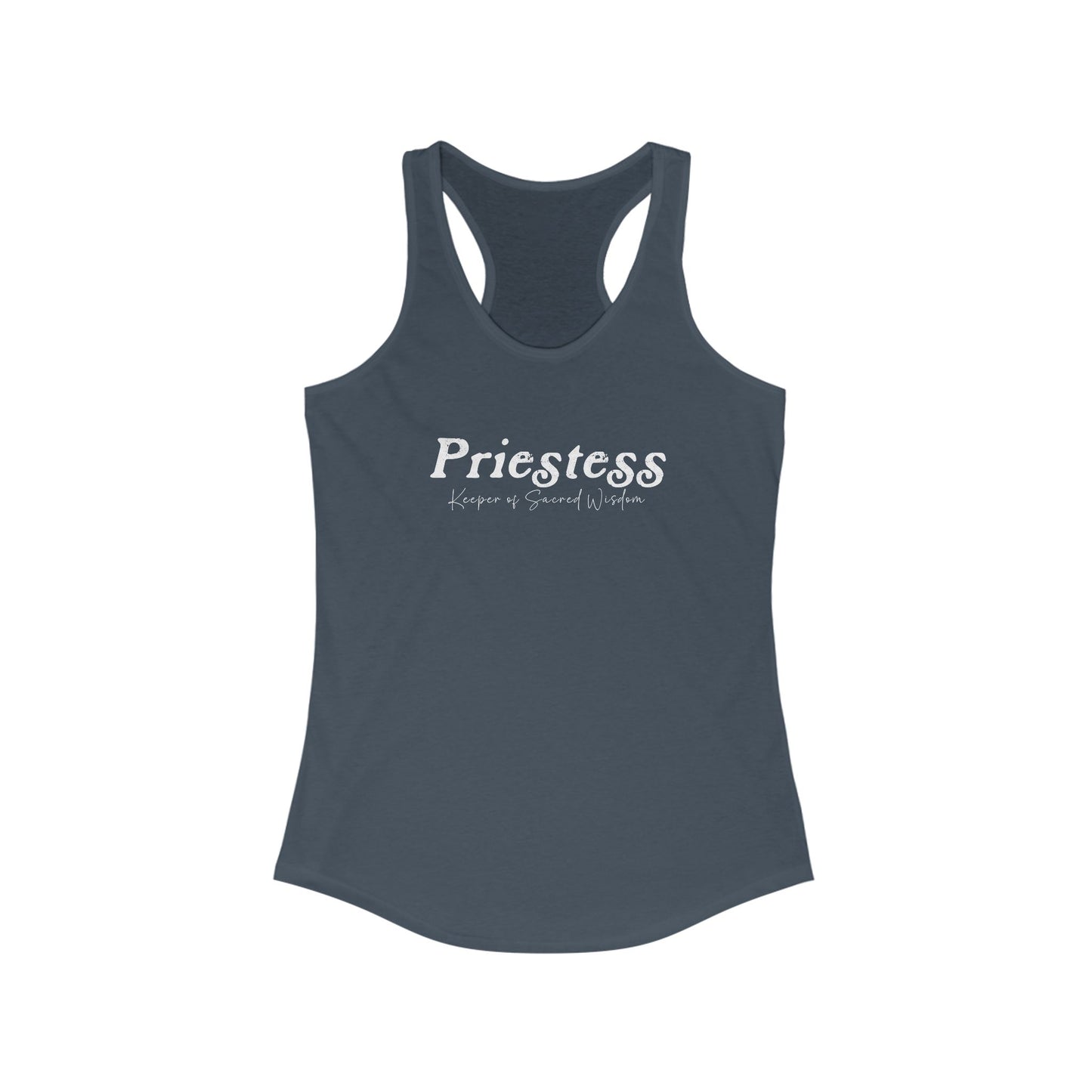 Priestess, Keeper of Sacred Wisdom Women's Racerback Tank