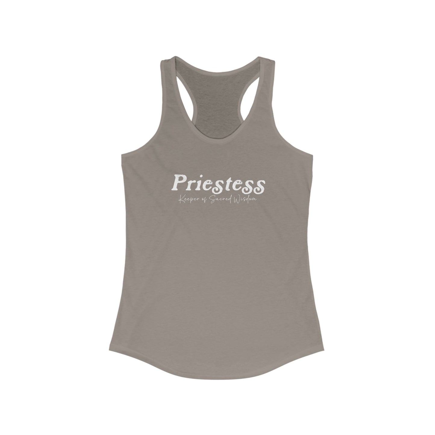 Priestess, Keeper of Sacred Wisdom Women's Racerback Tank