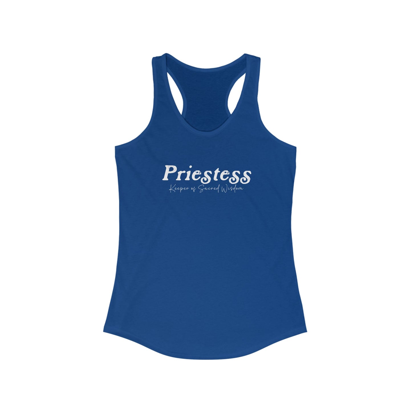 Priestess, Keeper of Sacred Wisdom Women's Racerback Tank