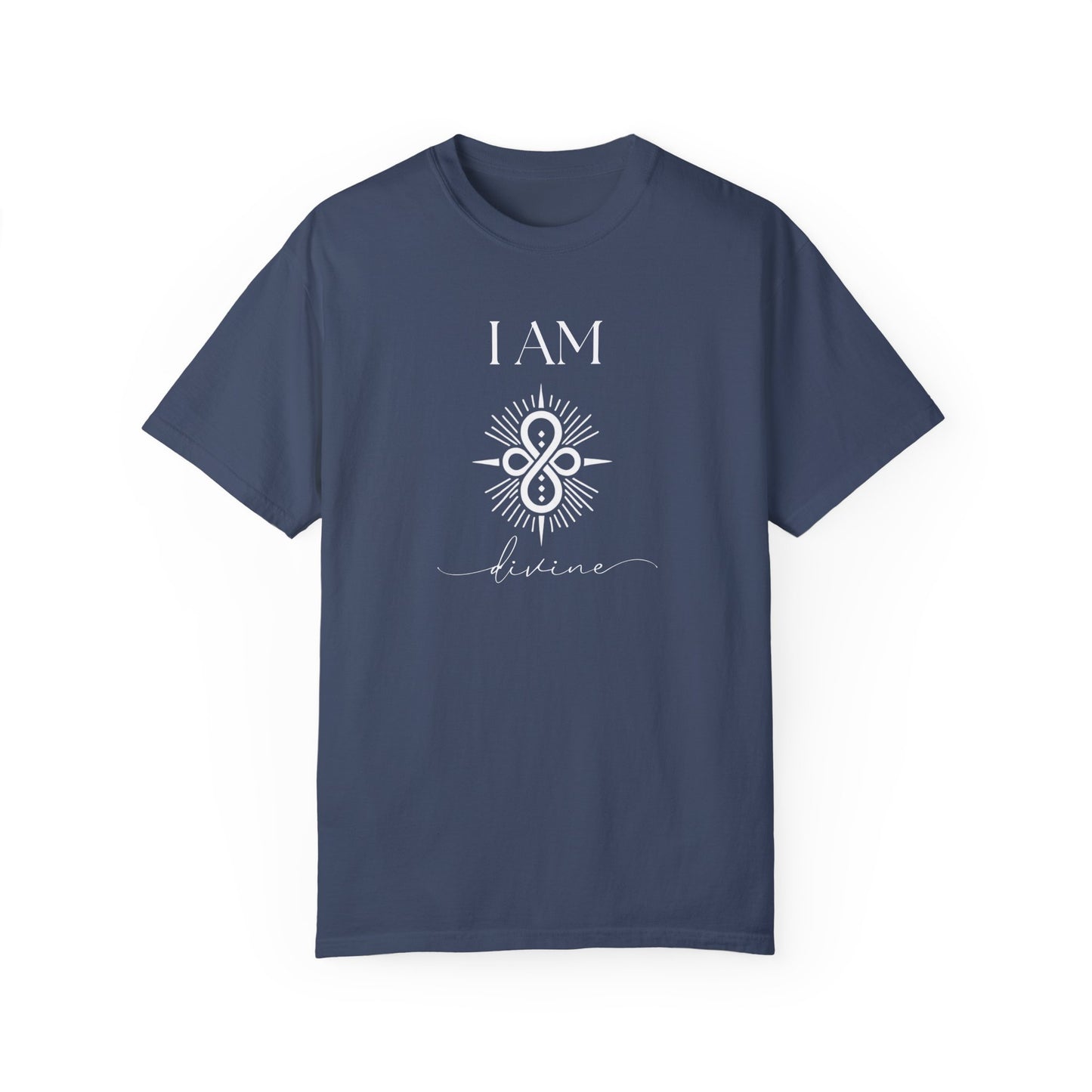I AM Divine with Sigil Symbol Unisex Short Sleeve T-shirt