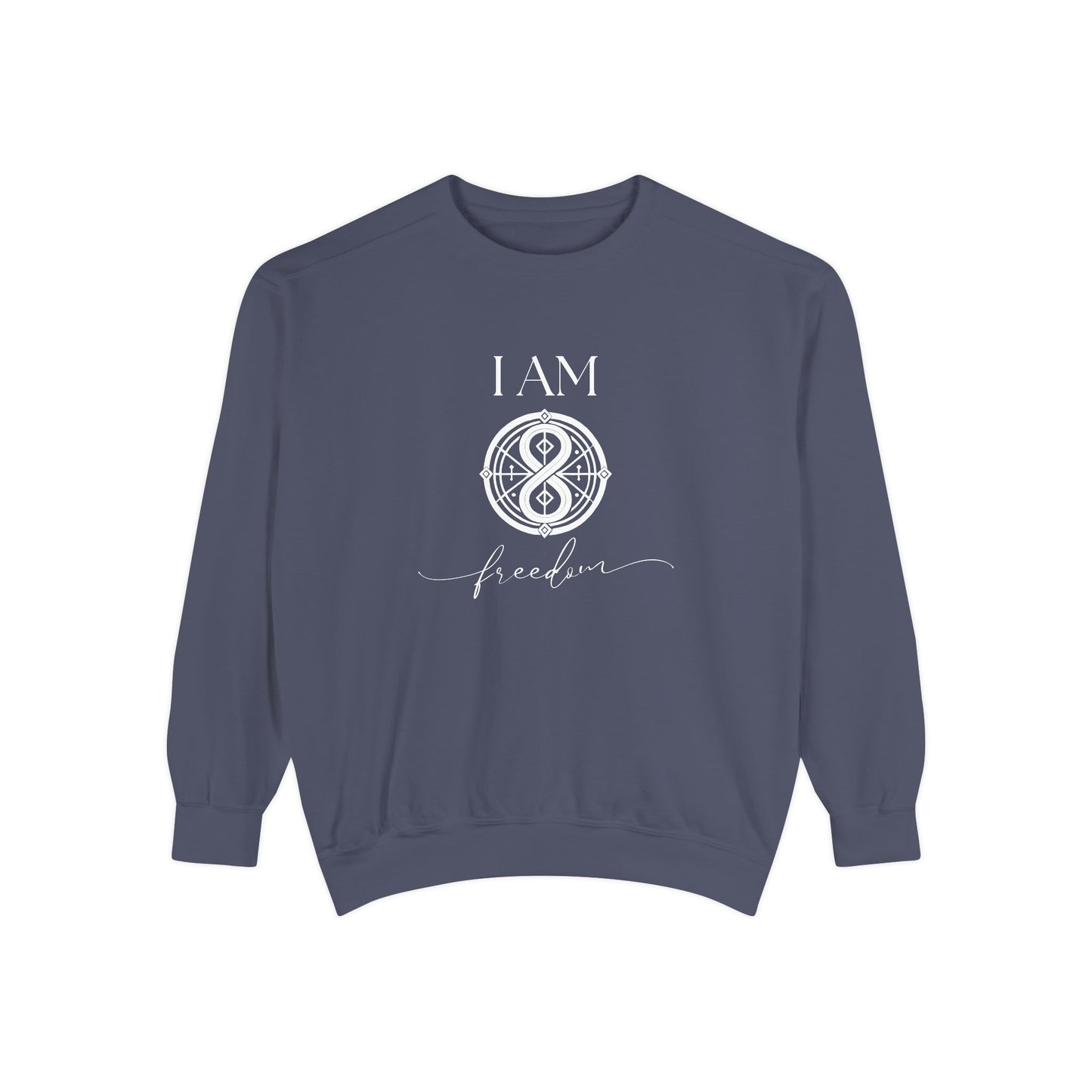 I AM Freedom with Sigil Symbol Unisex Sweatshirt