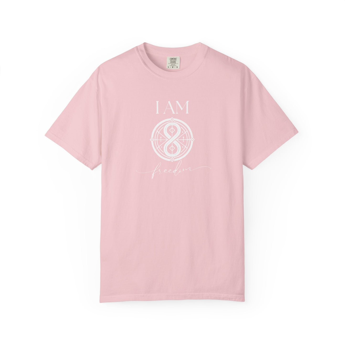 I AM Freedom with Sigil Symbol Unisex Short Sleeve T-shirt