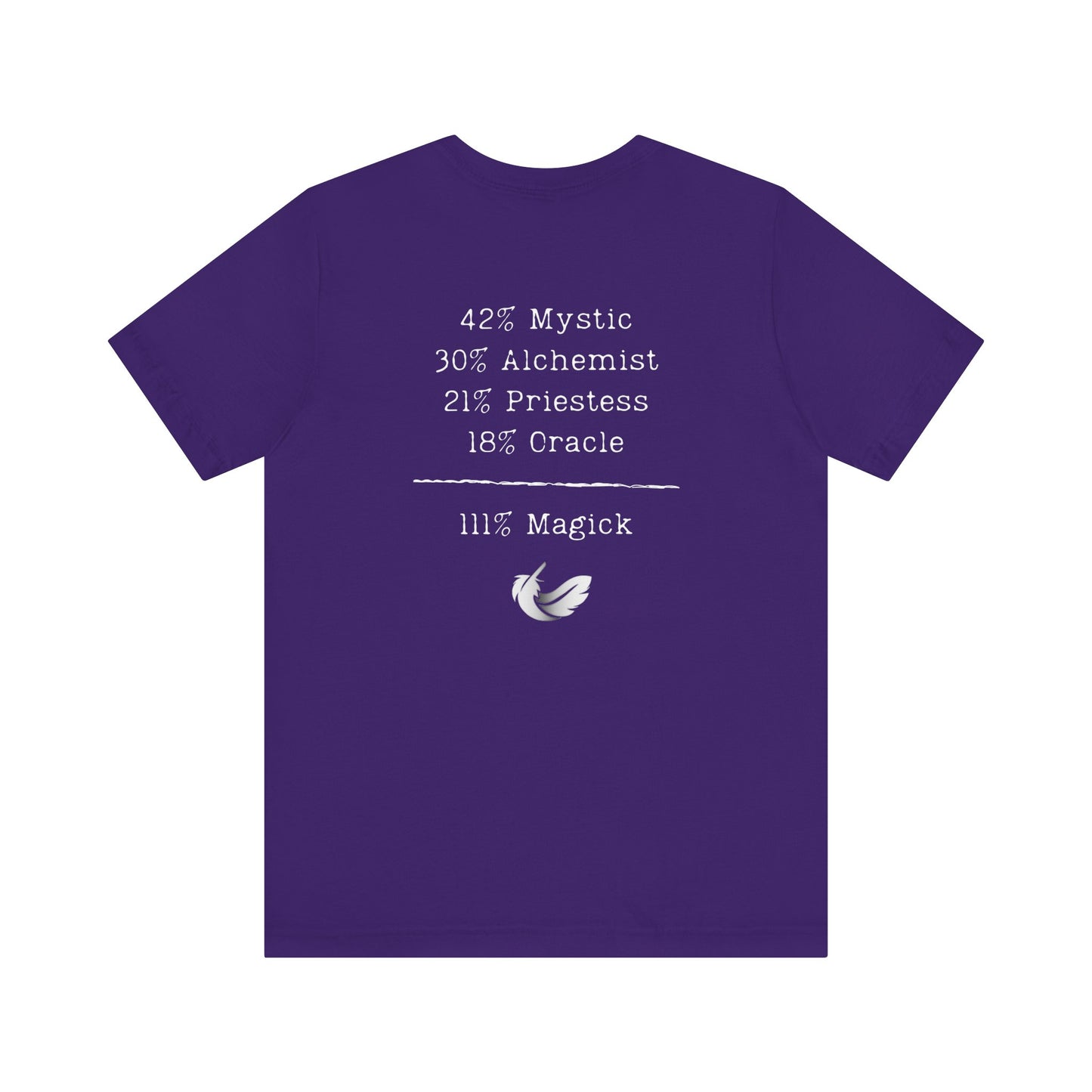 111% Magick, Priestess Unisex Short Sleeve T-shirt