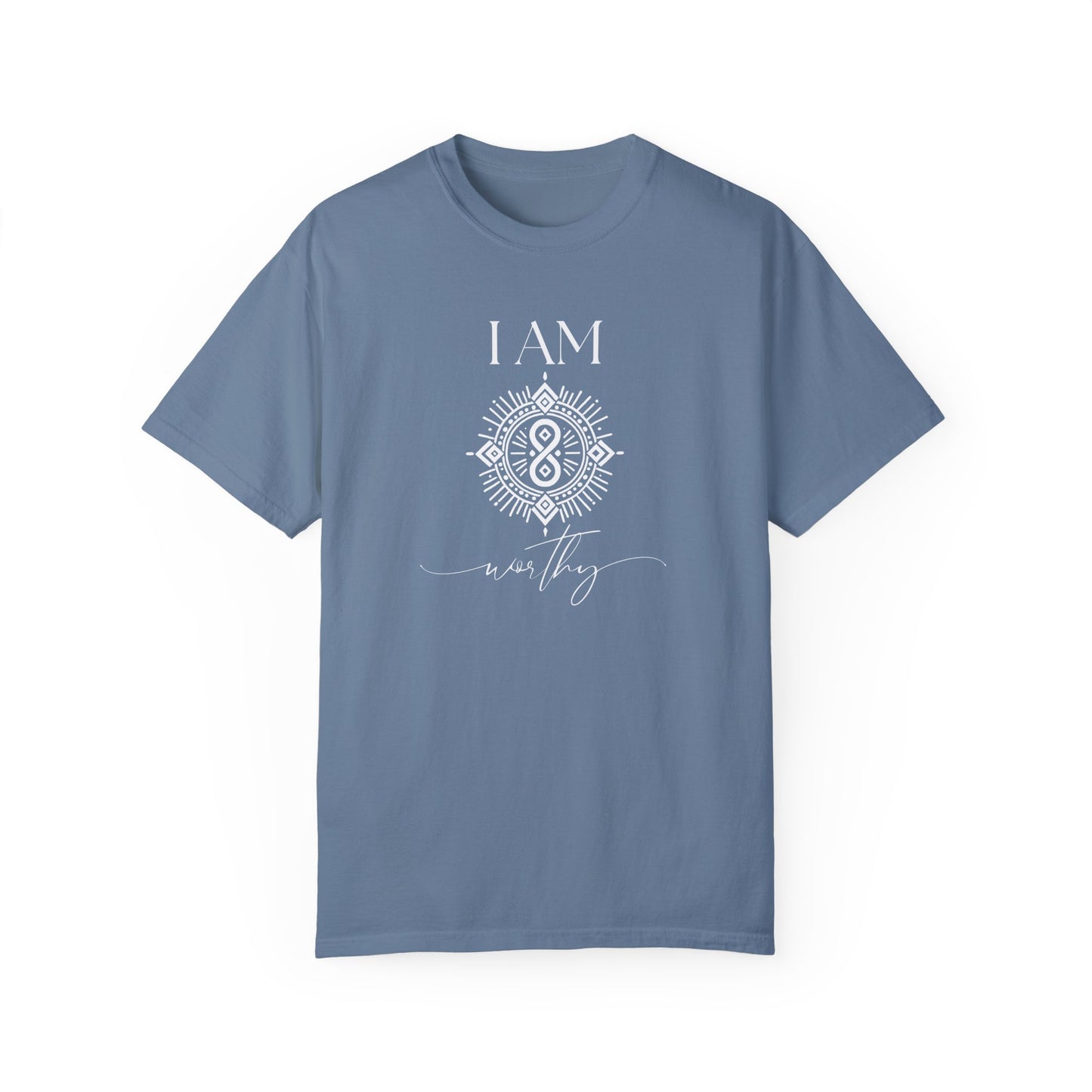 I AM Worthy with Sigil Symbol Unisex Short Sleeve T-shirt