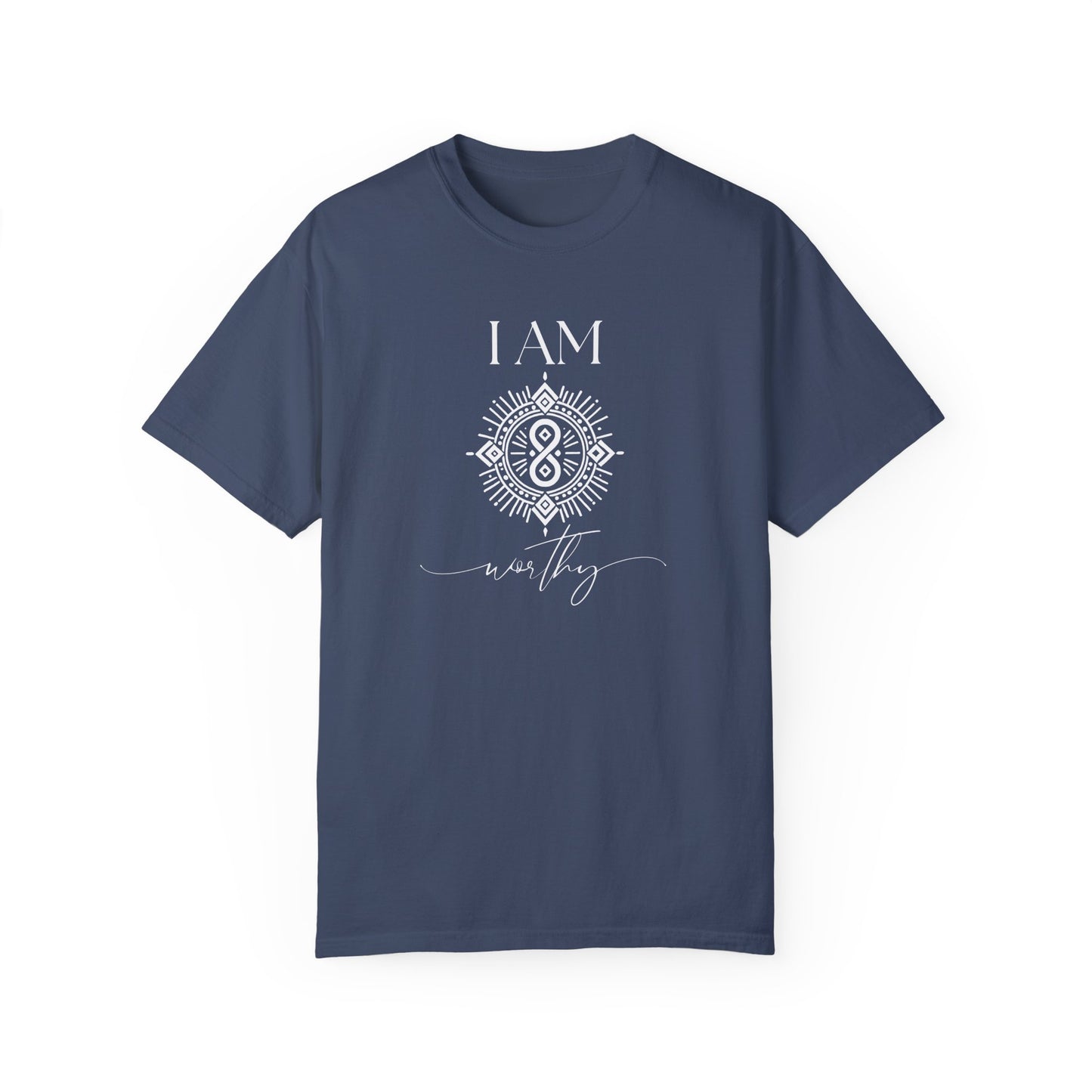 I AM Worthy with Sigil Symbol Unisex Short Sleeve T-shirt
