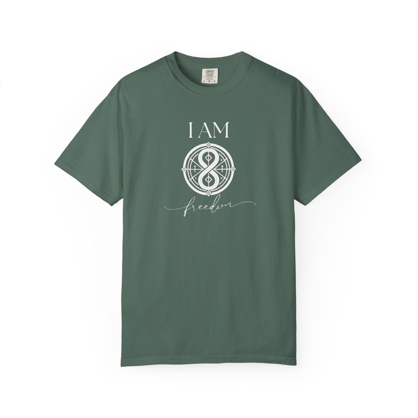 I AM Freedom with Sigil Symbol Unisex Short Sleeve T-shirt