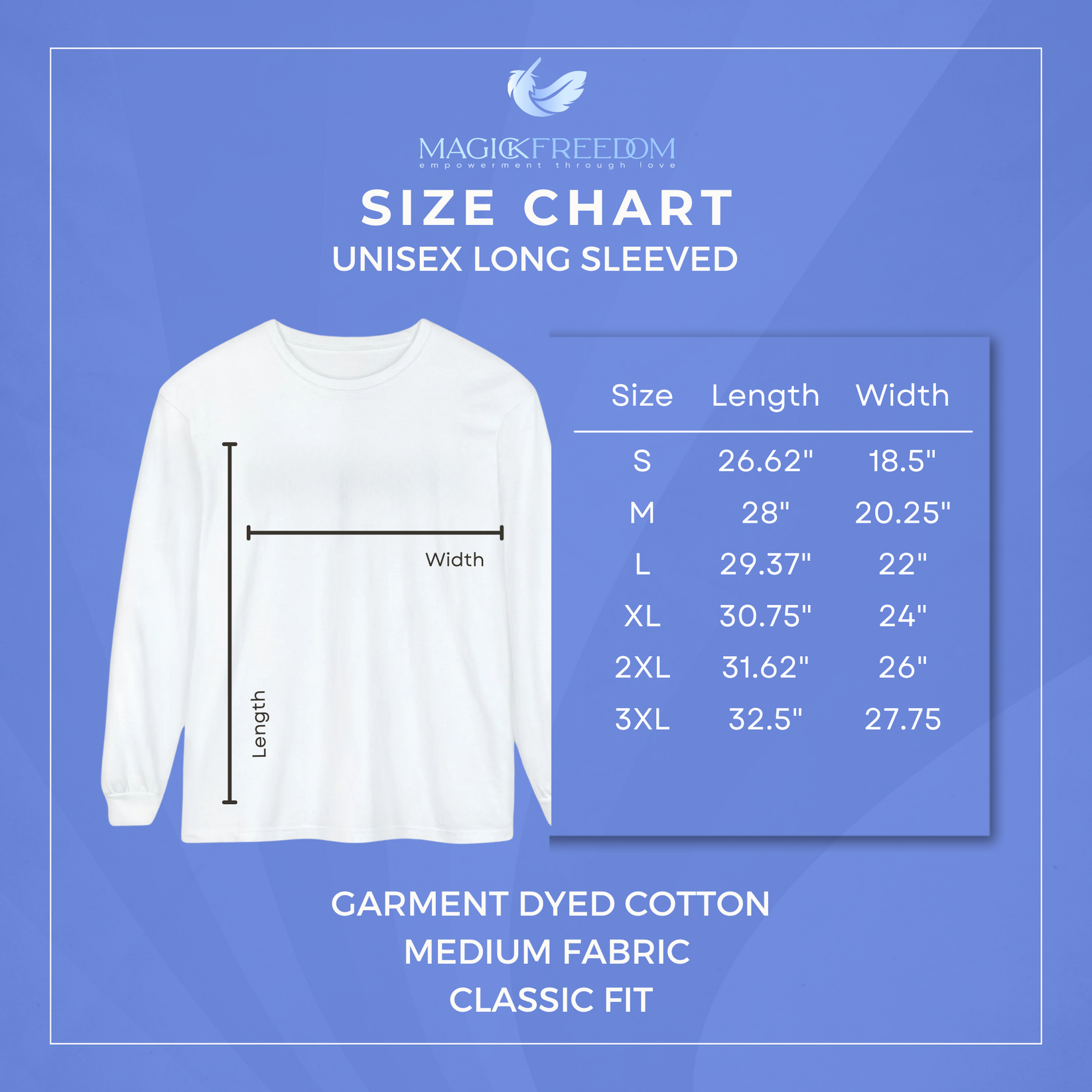 Size Chart:
Sizes are in inches: Length x Width
S: 28 x 18.25
M: 29.25 x 20.25
L: 30.75 x 22
XL: 31.625 x 23.75
2XL: 32.5 x 25.75
3XL: 33 x 27.5
Measurements are approximate and may have slight variations due to manufacturing processes.