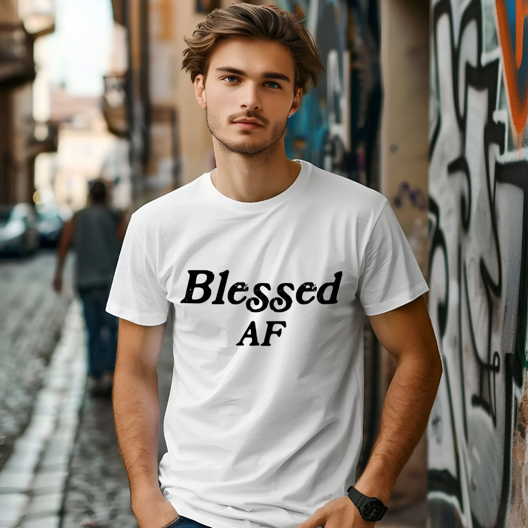 Blessed AF Unisex Short Sleeve T-shirt