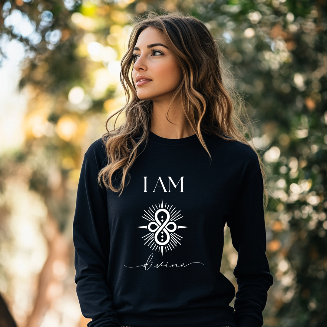 I AM Divine with Sigil Symbol Unisex Sweatshirt