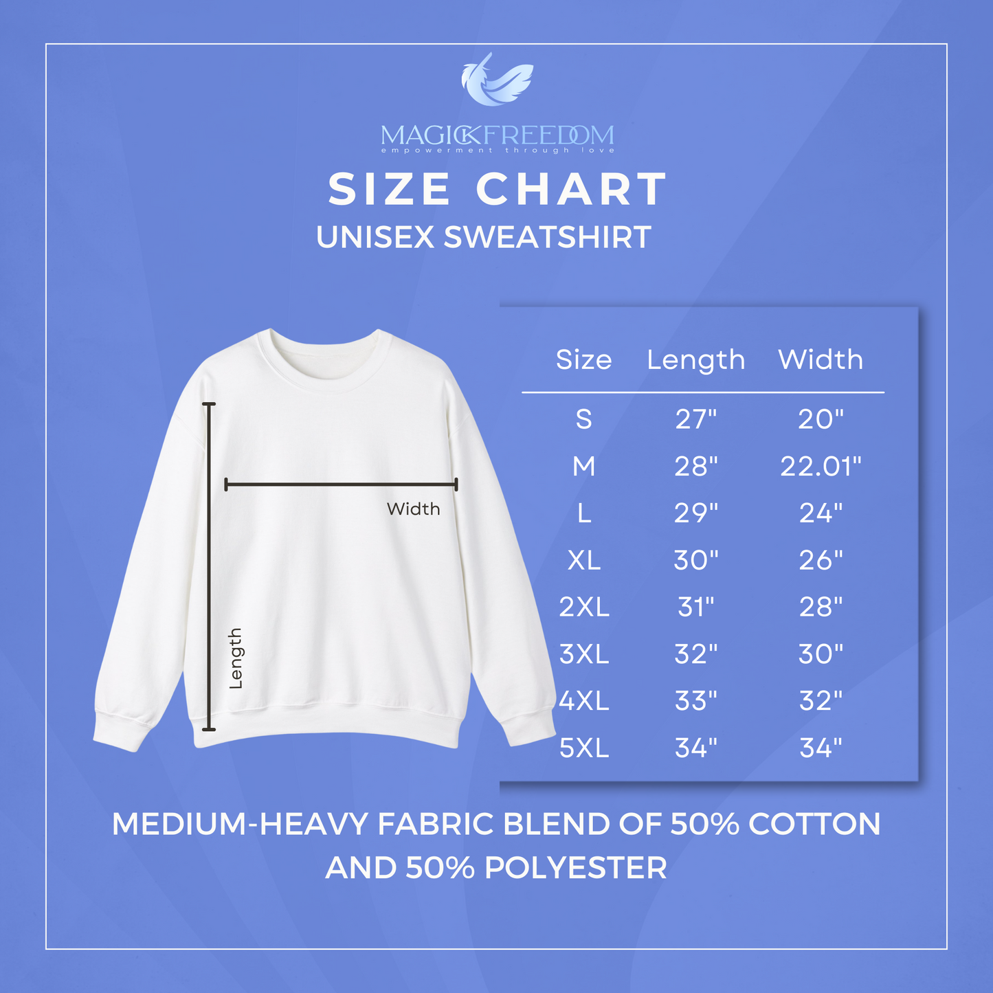 Size Chart:
Sizes are in inches, Length x Width
S: 27 x 20
M: 28 x 22
L: 29 x 24
XL: 30 x 26
2XL: 31 x 28
3XL: 32 x 30
4XL: 33 x 32
5XL: 34 x 34